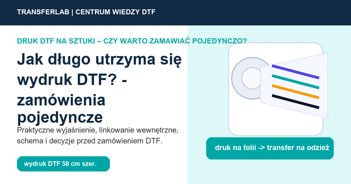 Grafika do artykuĹ‚u: Jak długo utrzyma się wydruk DTF? - przykĹ‚ad i schemat zastosowania druku DTF