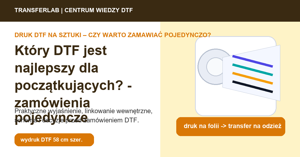 Grafika do artykuĹ‚u: Który DTF jest najlepszy dla początkujących? - przykĹ‚ad i schemat zastosowania druku DTF